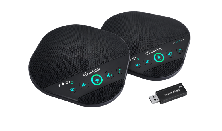 Infobit, iSpeaker M600, Комплект беспроводных всенаправленных спикерфонов 5,8 G